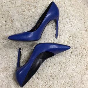 Authentic Saint Laurent royal blue Pumps